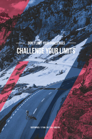 Plakat Don’t limit your challenges, challenge your limits