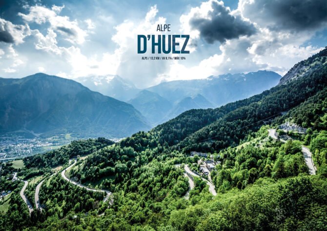 Plakat Alpe d'Huez