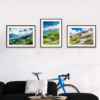 Zestaw plakatów Legendy Tour de France – Alpe d’Huez, Tourmalet, Galibier